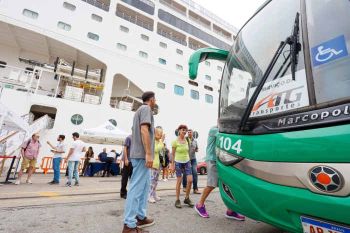 Mais de 5 mil pessoas chegam a Paranaguá no fim de semana em navios de cruzeiro