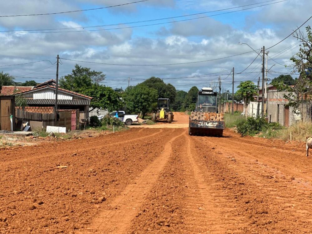 Rua 13 de maio no Jardim dos Estados também será beneficiada com asfalto novo