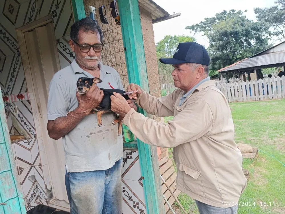 Prefeitura realiza vacinação antirrábica na zona rural de Porto Velho