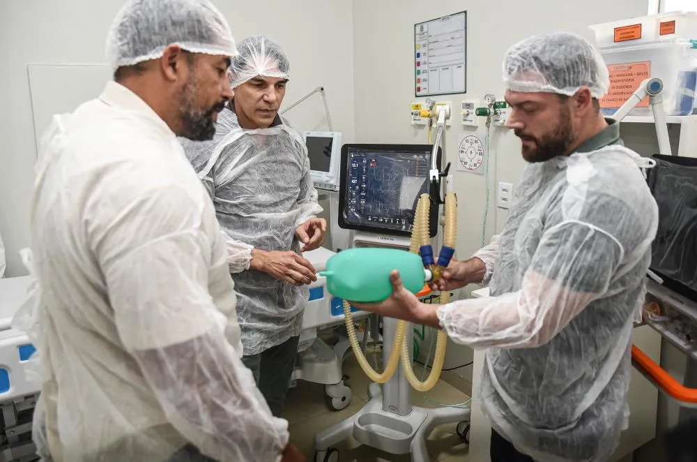 Hospital Municipal de Ji-Paraná recebe oito novos ventiladores mecânicos