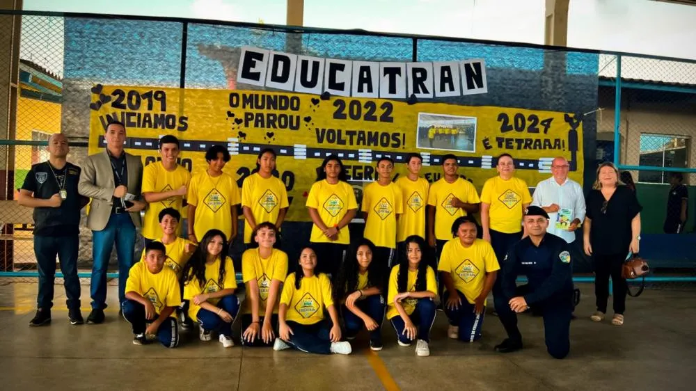 Governo de RO lança Maio Amarelo do Projeto Educatran, em escolas 