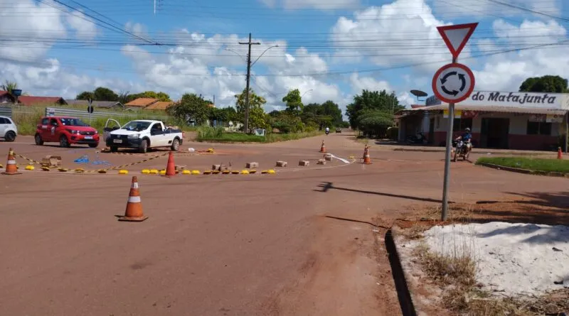 Boa Vista com Jamari ganha rotatória para garantir segurança no trânsito e evitar acidentes no bairro São Cristóvão