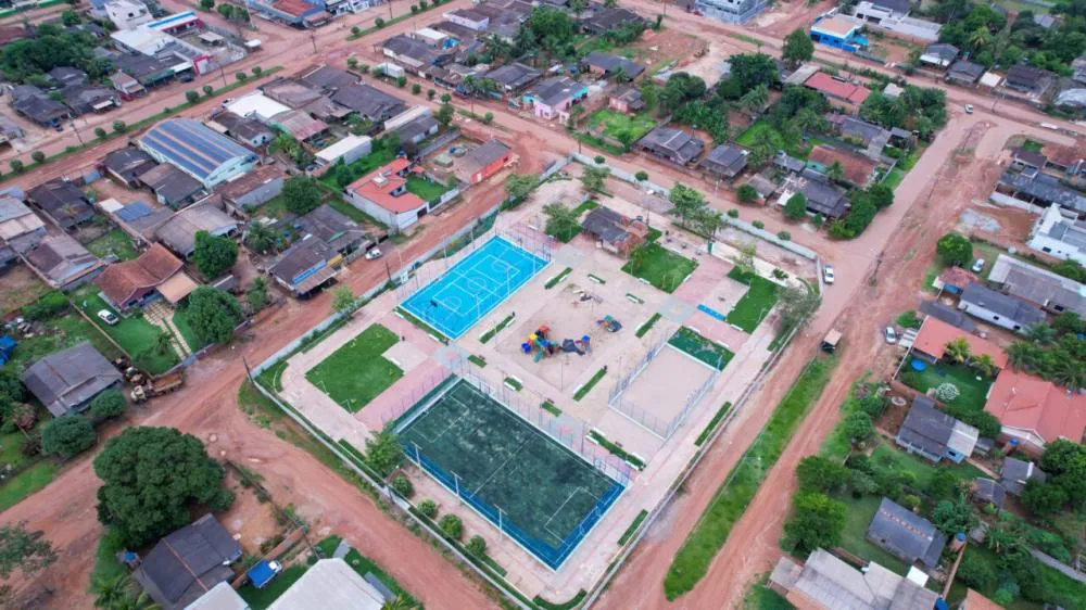 Governo de RO entrega obra de revitalização da praça pública do distrito de Nova Califórnia, na sexta-feira, 17