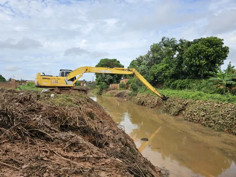 Mais de 57 quilômetros de canais foram limpos e reestruturados em Porto Velho desde 2017