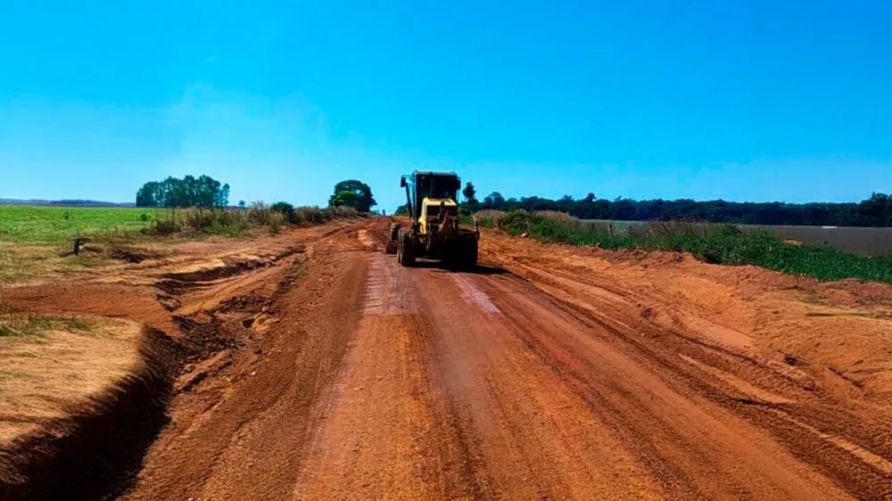 Manutenção na Rodovia-487 é concluída no Cone Sul de Rondônia