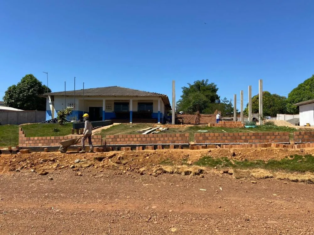 Com recurso próprio, Prefeitura de Jaru reforma e amplia Centro de Educacional de Bom Jesus