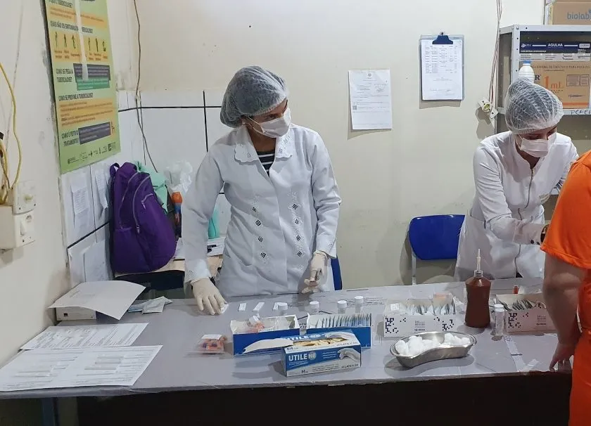 Ação itinerante de saúde atende reeducandos do sistema prisional de Machadinho d’Oeste