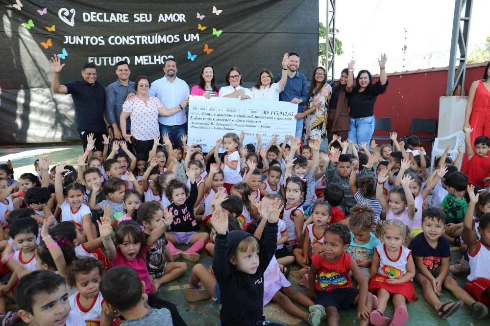 Prefeitura repassa mais de R$ 145 mil para Creche Grilo Falante