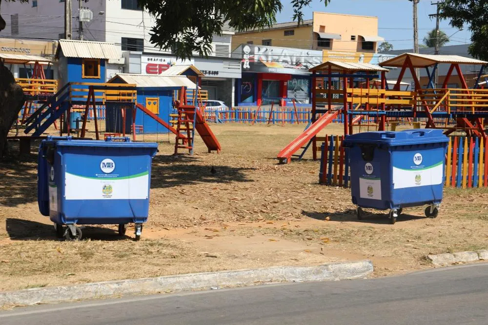 Começa implantação de contêineres para coleta de resíduos sólidos em Ji-Paraná