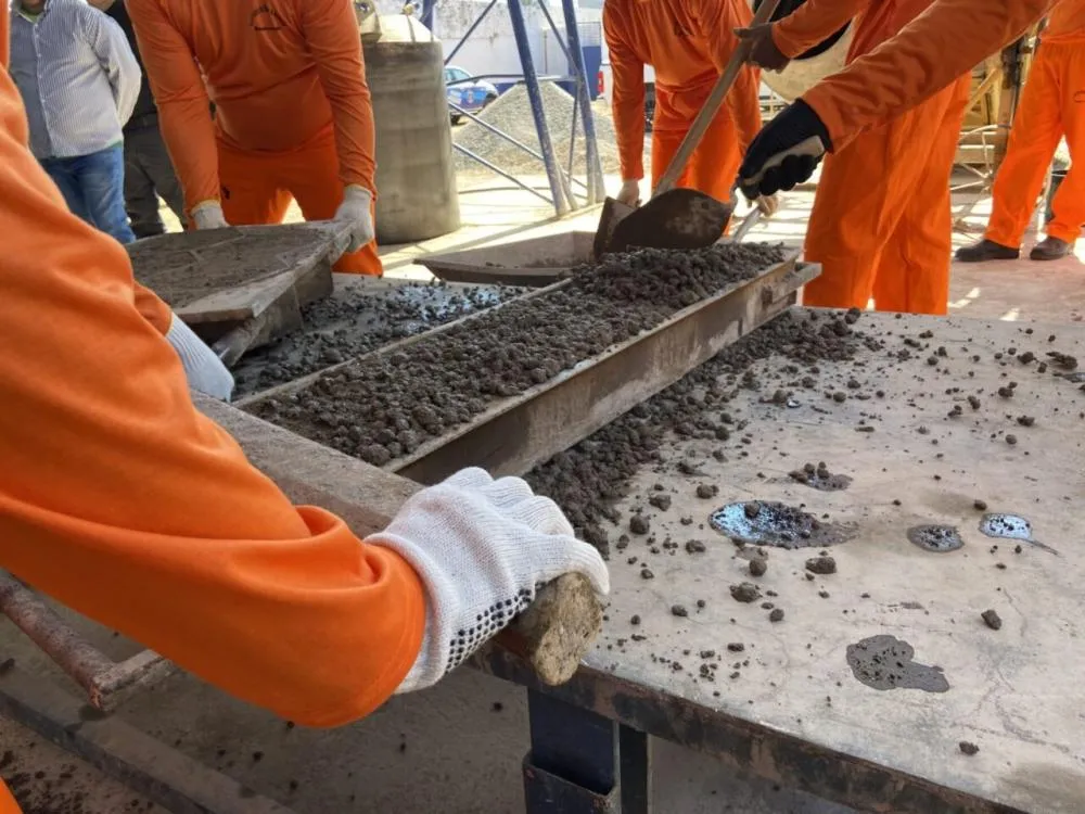 Com mão de obra 100% reeducanda, fábrica de artefatos de concreto é inaugurada em Guajará-Mirim