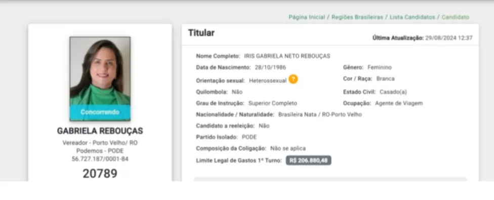 Candidata renuncia e PODEMOS sofre mais um revés na campanha em Porto Velho