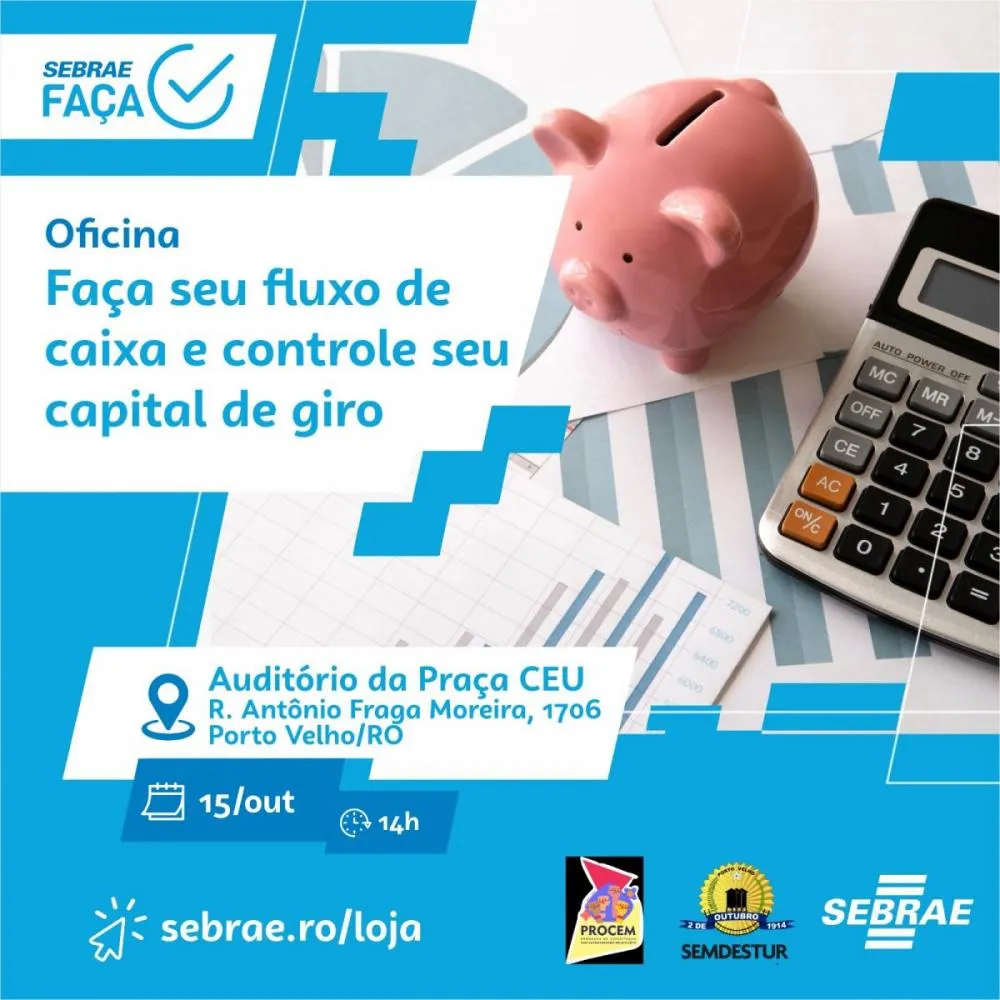 Capacitação gratuita para empreendedores em fluxo de caixa