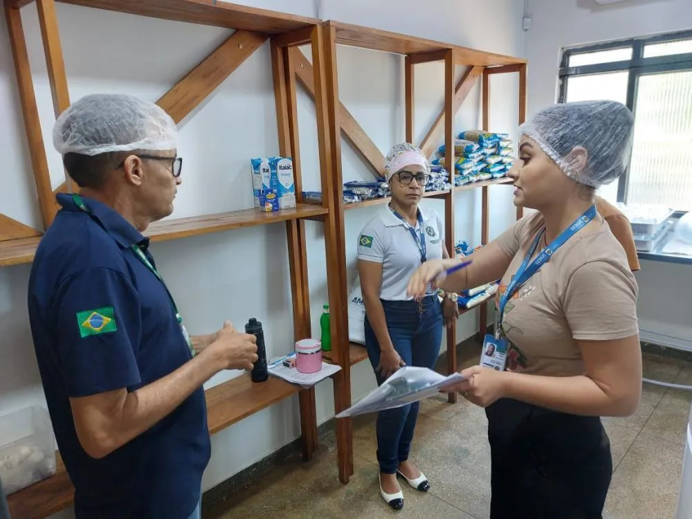 Vistorias na alimentação e transporte escolar são realizadas pelo governo de Rondônia em Candeias do Jamari