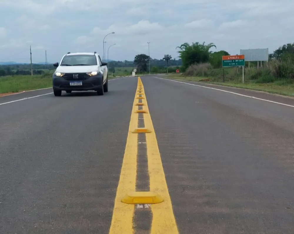 Com sinalização renovada, RO-479 oferece mais segurança na trafegabilidade entre Rolim de Moura e BR-364