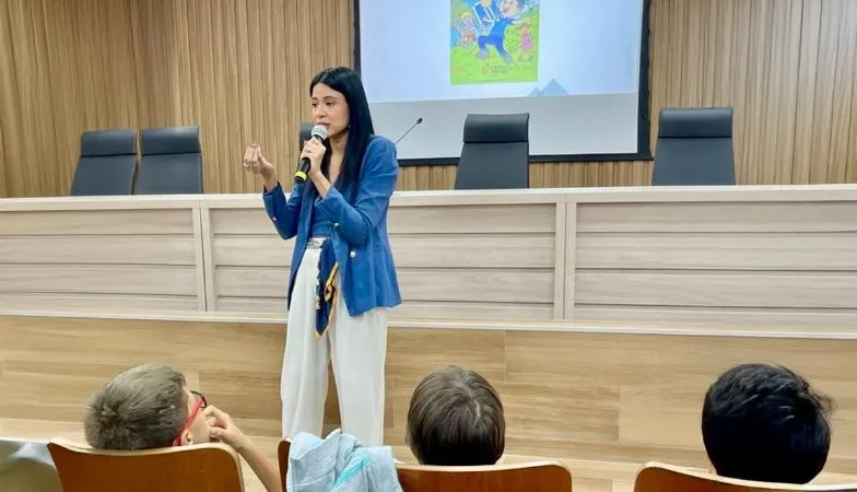 MPRO promove palestra sobre cidadania a alunos do 4º ano, em Ariquemes