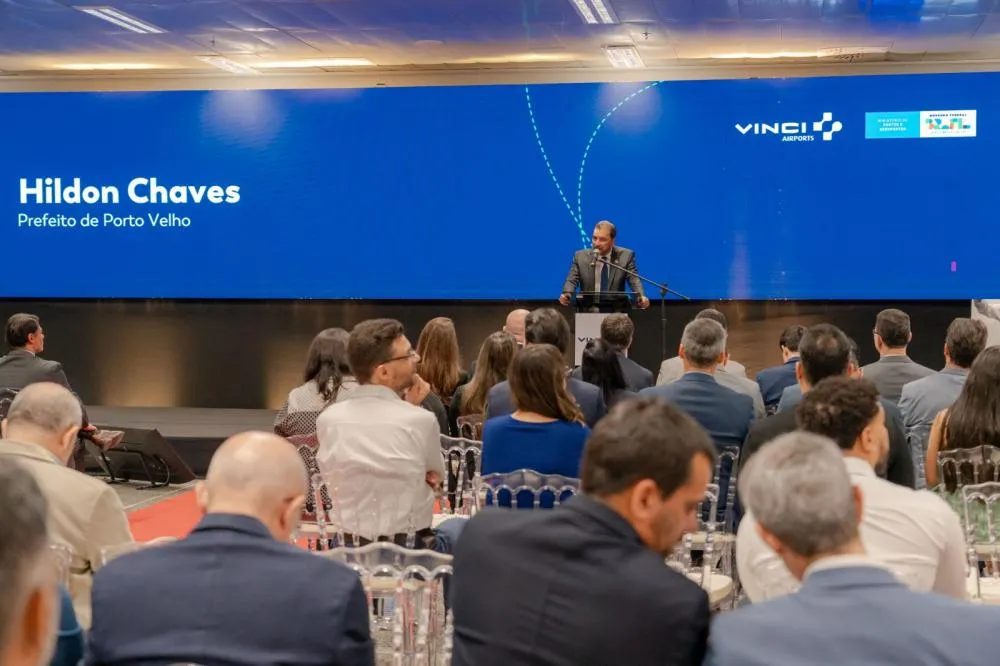 Prefeito Hildon Chaves participa da entrega das obras de melhorias e expansão no aeroporto de Porto Velho