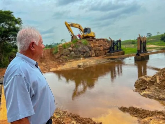 Construção da nova ponte no Rio Passaqual, na RO-466 promove mais segurança aos moradores do distrito de Bom Jesus