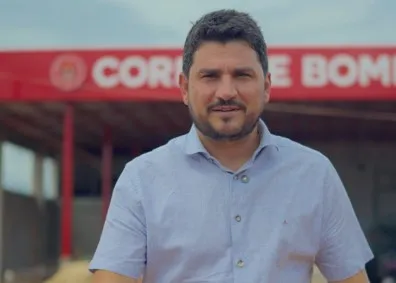 Deputado Jean Mendonça vistoria obras da nova sede do Corpo de Bombeiros em Pimenta Bueno