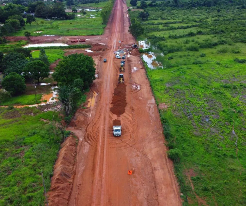 Moradores do distrito de Riozinho em Cacoal são contemplados pelas obras executadas na Rodovia-383 