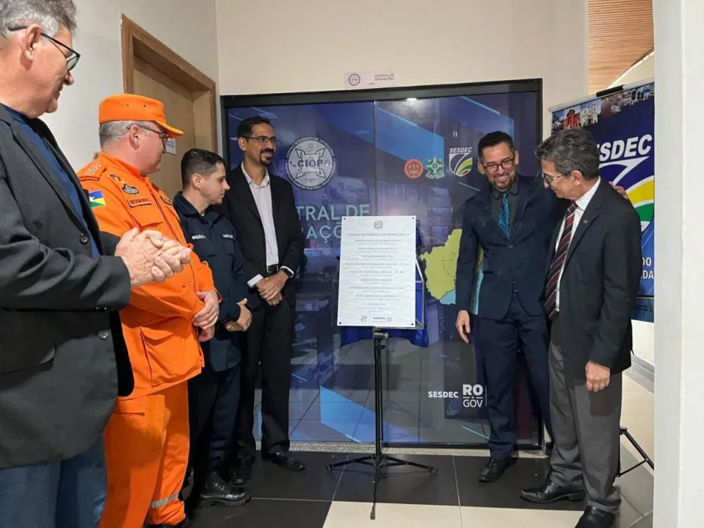 Governo de Rondônia inaugura Centro Integrado de Operações em Ji-Paraná