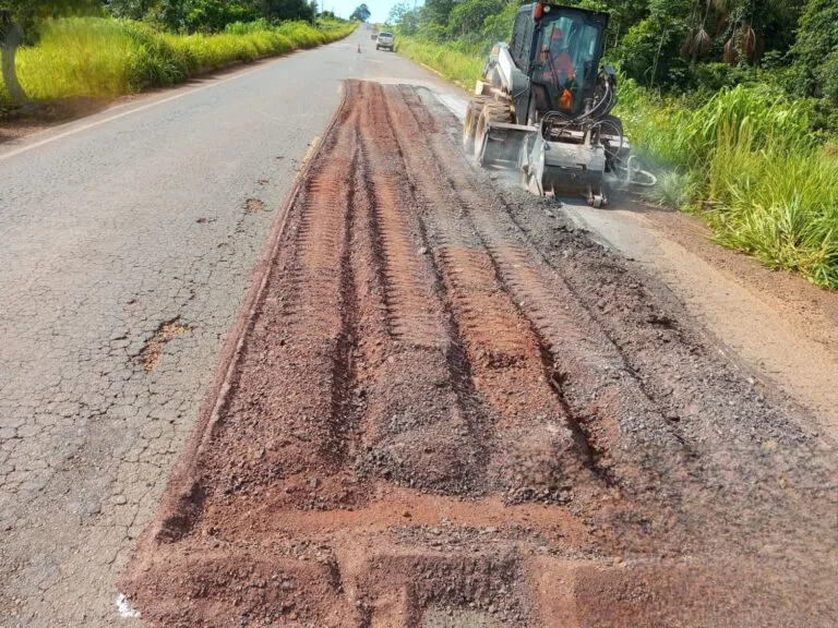 Recuperação da Rodovia-370 avança com melhorias na infraestrutura, em Corumbiara