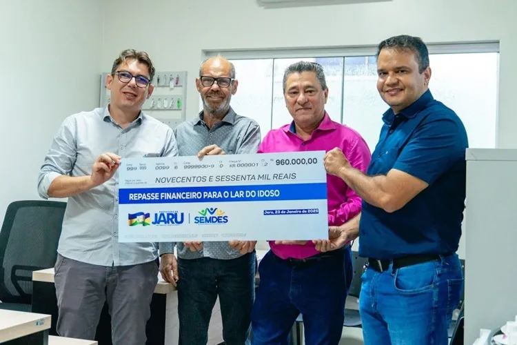 Prefeitura de Jaru renova convênio com o Lar do Idoso Manoel Clemente; repasse anual é de quase R$ 1 milhão