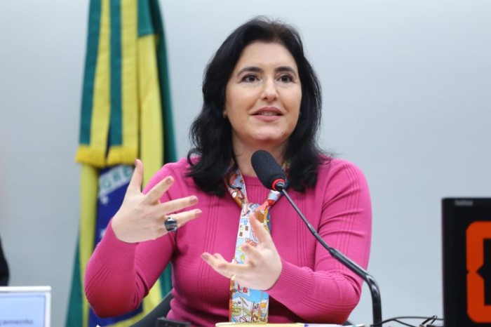 Simone Tebet diz na Câmara que a reforma tributária é a 