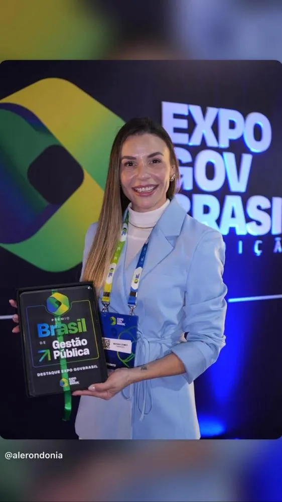 Assembleia Legislativa de Rondônia participa da Expo GovBrasil 2026 e recebe prêmio nacional