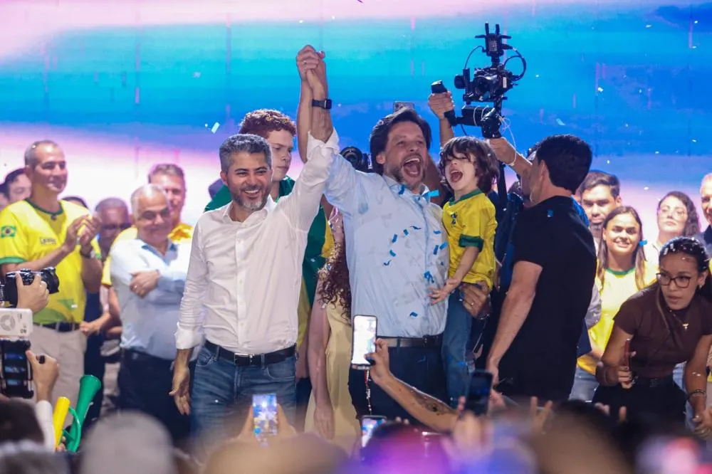 Marcos Rogério anuncia Rodrigo Camargo como pré-candidato a vice e recebe apoio oficial do prefeito de Porto Velho, Léo Moraes