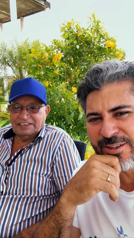 Avô de Marcos Rogério emociona ao compartilhar mensagem de fé e união no Dia dos Avós