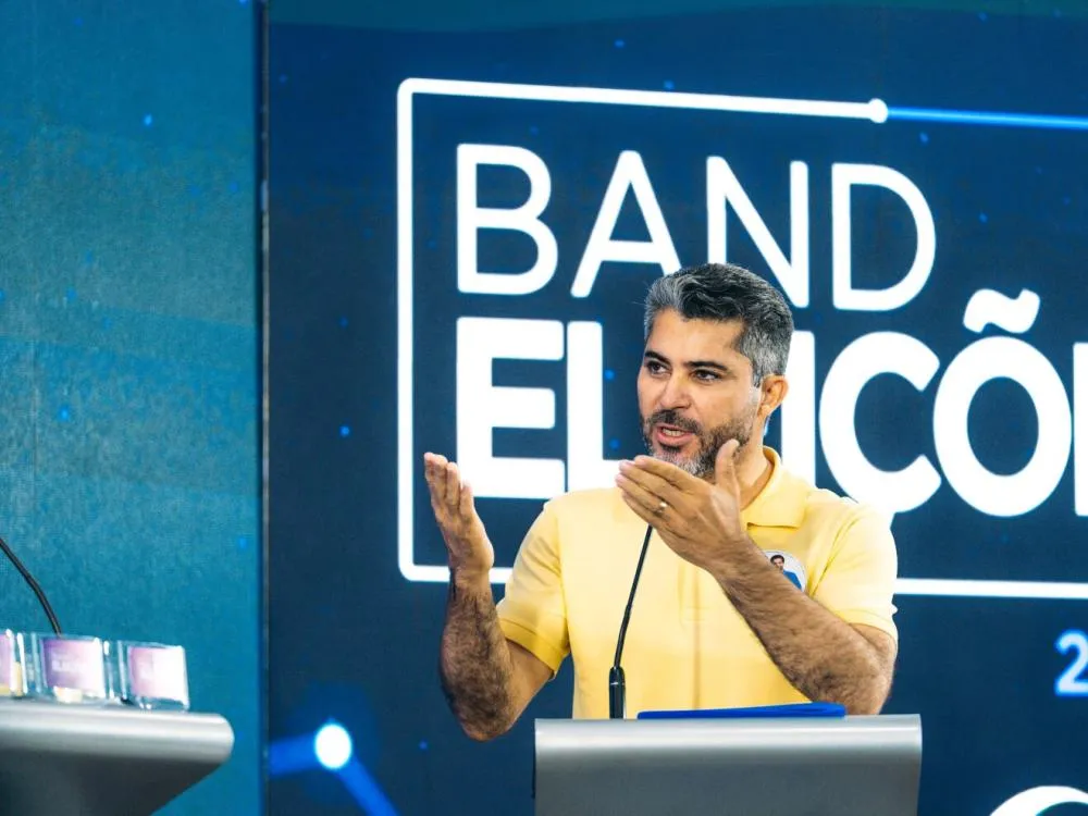 “Nós temos tudo pra dar certo”, diz Marcos Rogério ao defender propostas no debate da Band